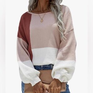 ECOWISH Women’s Long Sleeve Sweater